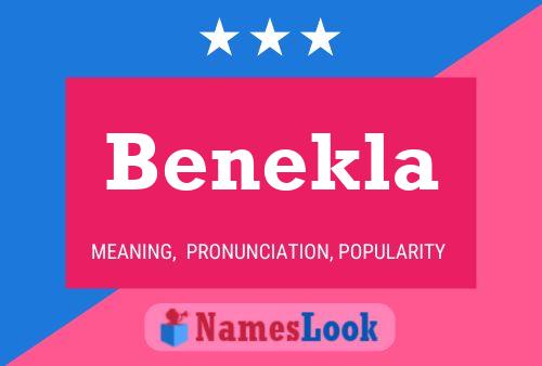 ملصق اسم Benekla