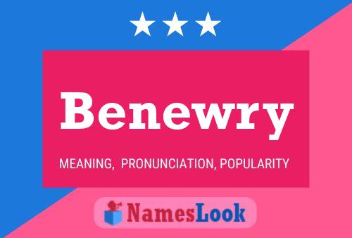 ملصق اسم Benewry