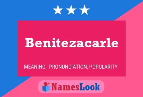 ملصق اسم Benitezacarle