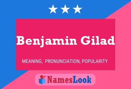 ملصق اسم Benjamin Gilad