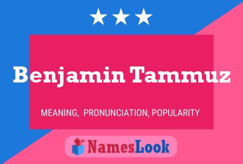 ملصق اسم Benjamin Tammuz