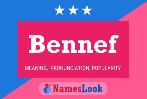 ملصق اسم Bennef