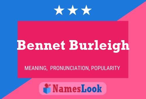 ملصق اسم Bennet Burleigh