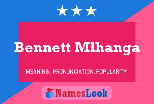 ملصق اسم Bennett Mlhanga