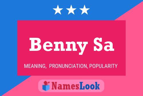 ملصق اسم Benny Sa