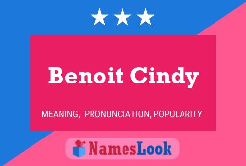 ملصق اسم Benoit Cindy