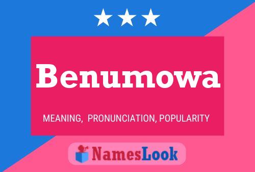 ملصق اسم Benumowa