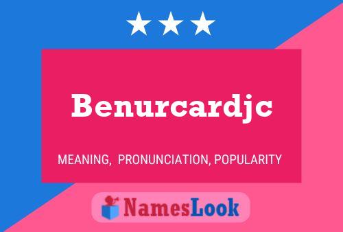 ملصق اسم Benurcardjc