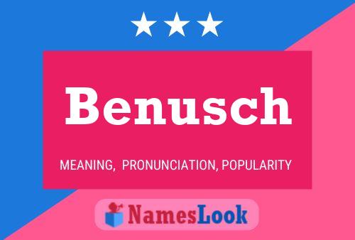 ملصق اسم Benusch