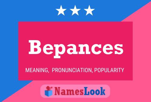 ملصق اسم Bepances