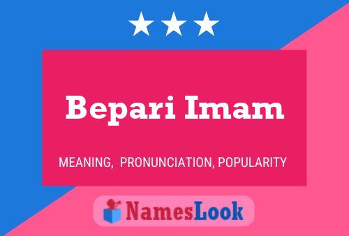 ملصق اسم Bepari Imam