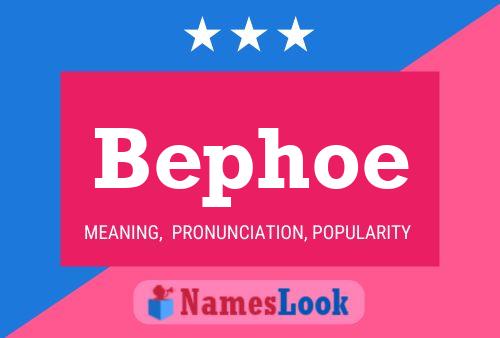 ملصق اسم Bephoe