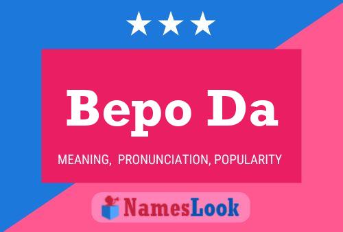 ملصق اسم Bepo Da