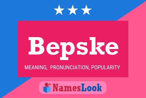 ملصق اسم Bepske