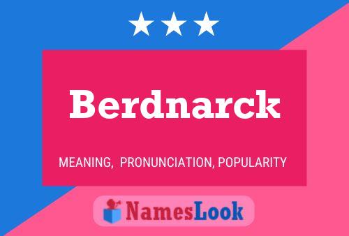 ملصق اسم Berdnarck