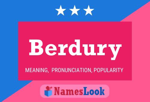 ملصق اسم Berdury