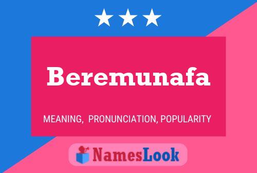 ملصق اسم Beremunafa