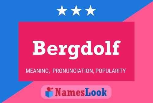 ملصق اسم Bergdolf