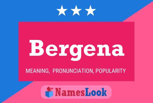 ملصق اسم Bergena