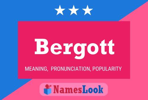 ملصق اسم Bergott