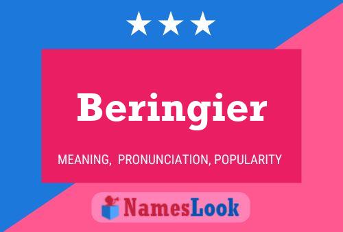 ملصق اسم Beringier