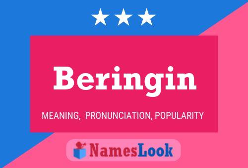 ملصق اسم Beringin