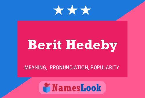 ملصق اسم Berit Hedeby