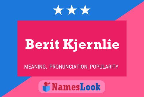 ملصق اسم Berit Kjernlie