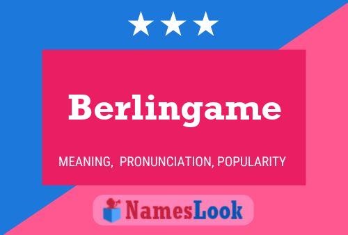 ملصق اسم Berlingame