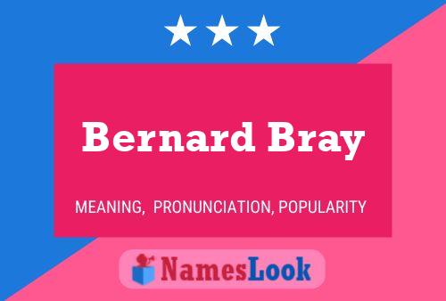 ملصق اسم Bernard Bray