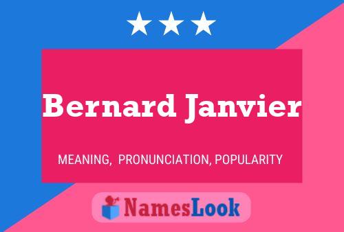 ملصق اسم Bernard Janvier