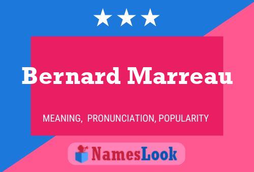 ملصق اسم Bernard Marreau