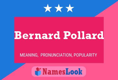 ملصق اسم Bernard Pollard