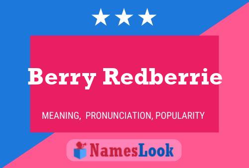 ملصق اسم Berry Redberrie