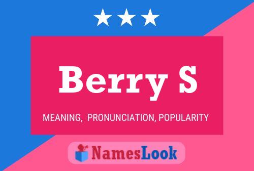 ملصق اسم Berry S