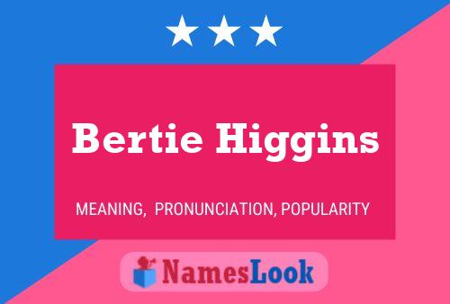 ملصق اسم Bertie Higgins