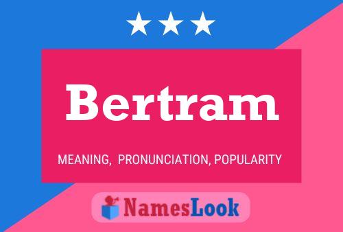 ملصق اسم Bertram