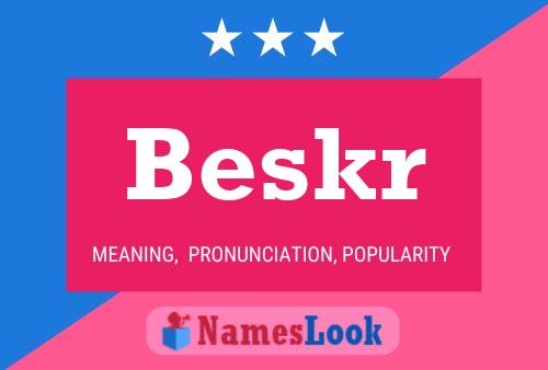 ملصق اسم Beskr