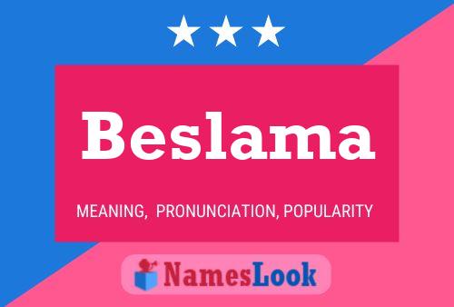 ملصق اسم Beslama