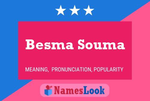 ملصق اسم Besma Souma