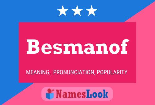 ملصق اسم Besmanof