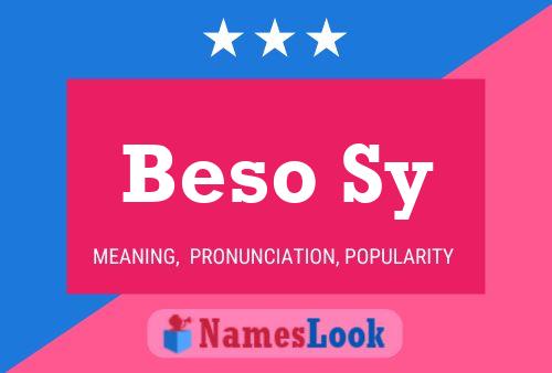 ملصق اسم Beso Sy