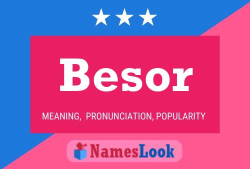 ملصق اسم Besor