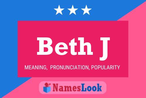 ملصق اسم Beth J