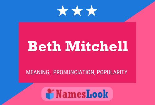 ملصق اسم Beth Mitchell