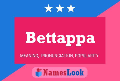 ملصق اسم Bettappa