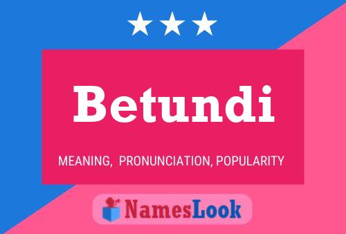 ملصق اسم Betundi