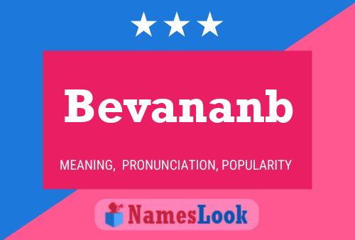 ملصق اسم Bevananb