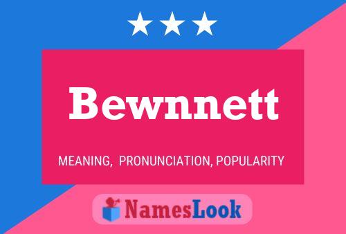 ملصق اسم Bewnnett