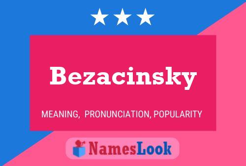 ملصق اسم Bezacinsky